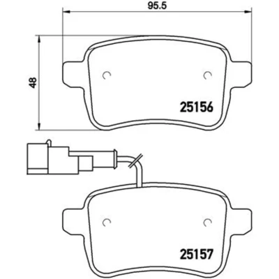 Afbeelding van Brembo Remblokset P 23 133