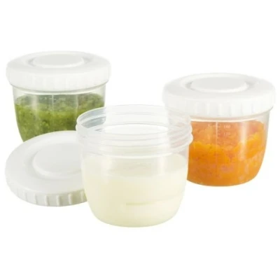 Afbeelding van Difrax Voeding bewaarbakjes 6 stuks 150ml