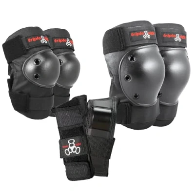 Afbeelding van Triple Eight Beschermingsset 3 Pack (L Zwart)