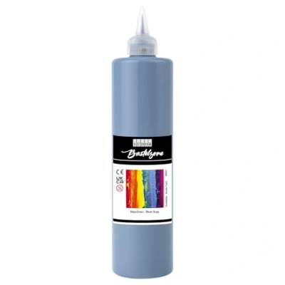 Afbeelding van SÜDOR Acrylverf 500 ml Geschikt voor acrylgietwerk. Sterk gepigmenteerde schilderverf schilderkunst op hout, canvas, steen, papier, stof, metaal. Waterbestendig. Veganistisch (blauwgrijs)