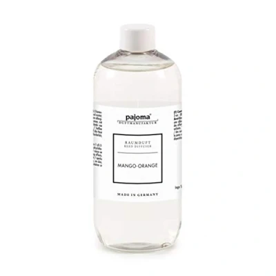 Afbeelding van pajoma® Room Parfum navulfles 500 ml, mango oranje navulling voor luchtverfrisser intensieve en hoogwaardige geur in premium kwaliteit