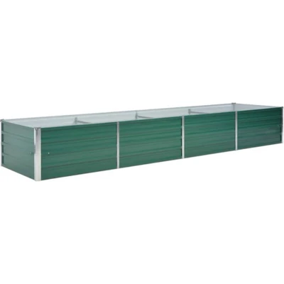Afbeelding van Plantenbak verhoogd 320x80x45 cm gegalvaniseerd staal groen