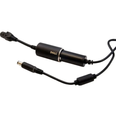 Afbeelding van Dell Voedingseenheid auto / vliegtuig (90 W), Voeding voor notebooks, Zwart