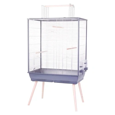 Afbeelding van Zolux Neolife 80 Xl Vogelkooi Vogelverblijven 81x48x152 cm Grijs