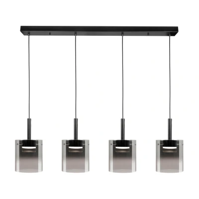 Afbeelding van Highlight Hanglamp Salerno Zwart 160,00cm x 10,00cm 100,00cm