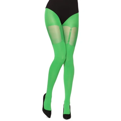 Afbeelding van Merry Style Dames Panty 60 DEN Overknee Look Polyamide Erba XL MS GB 260