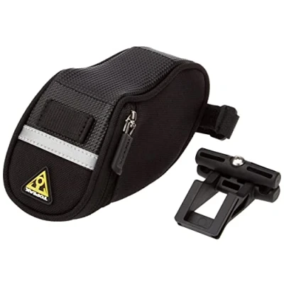 Afbeelding van Topeak Aero WP zadeltas met clip M BikeTotaal.nl Zwart