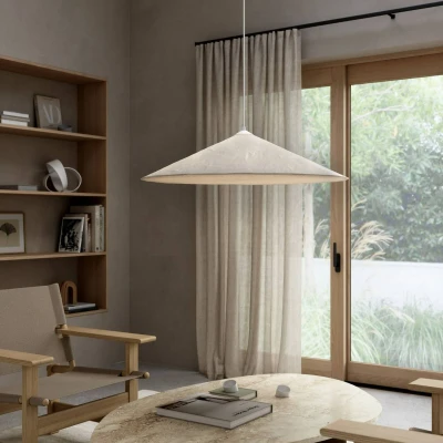 Afbeelding van DFTP by Nordlux Hanglamp Hill, Ø 85 cm, Tyvek, wit