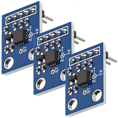 Afbeelding van AZDelivery 3 x GY 61 ADXL335 Accelerometer Angle Sensor Module compatibel met Arduino Inclusief E Book!