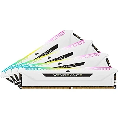 Afbeelding van Corsair VENGEANCE RGB PRO SL 64GB (4x16GB) DDR4 3200 (PC4 25600) C16 1.35V Wit