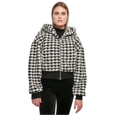 Afbeelding van Urban Classics Fleecejas, Dames, Maat: Large, Darktaupeleo