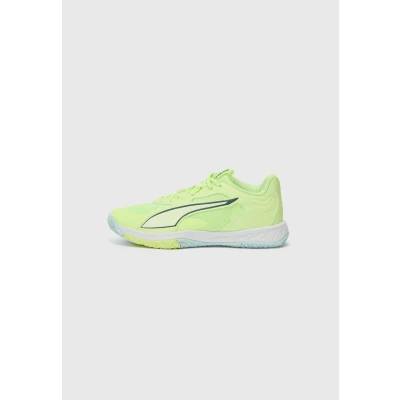 Afbeelding van Puma Accelerate PRO 4 Handbalschoenen, Heren, Maat: 42, Fizzy light/green terrain/light moss/white Textiel/ synthetisch