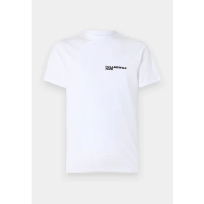Afbeelding van Karl Lagerfeld Jeans TEE Tshirt basic, Heren, Maat: Medium, White