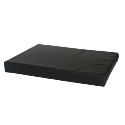 Afbeelding van Hondenmatras Leatherlook zwart 80x55x10 cm