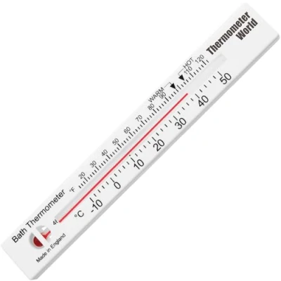 Afbeelding van Badthermometer Controleer de temperatuur van het bad met deze eenvoudig te gebruiken badtemperatuurthermometer