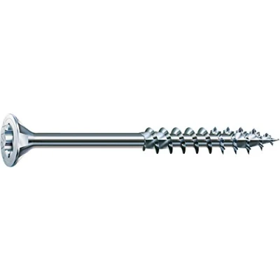 Afbeelding van Spax spaanplaatschroeven platverzonken kop verzinkt T Star T30 deeldraad 6.0 x 220mm