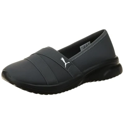 Afbeelding van Adelina 2 sneakers voor Dames, Zwart/Grijs/Zilver, Maat 38,5 PUMA