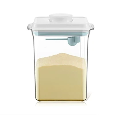 Afbeelding van Set muesli containers, luchtdichte vershouddozen, grote keukendispenserhouder, BPA vrij, eenvoudig uitgieten deksel, etiketten en markers inbegrepen, kroonuitrusting (2.3L)