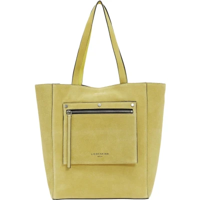 Afbeelding van Liebeskind Berlin Dames Steph Suede Shopper L, Pale Banana 1334,