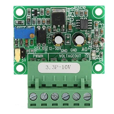 Afbeelding van 3,3 V PWM signaal naar 0 10 spanningsomvormer D/A digitaal analoog PSS module voor het schakelen van de signaalinterface een SPS, enkele chip