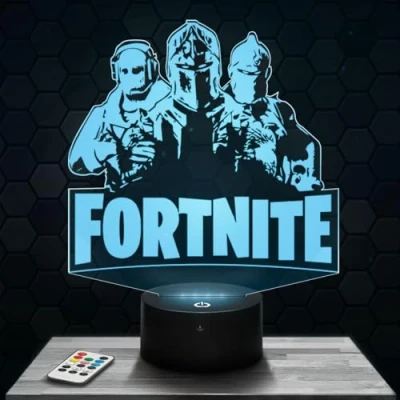 Afbeelding van Nachtlampje Touch Videogames 3 karakters 3D lamp, led illusie, cadeau idee, Kerstmis, verjaardag, jongens en meisjes, nachtlampje, kinderkamer of volwassenen, TOP