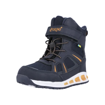 Afbeelding van Zigzag Veterboots voor kinderen, Maat: 24, Navy blazer Rubber/ textiel