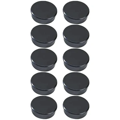 Afbeelding van Dahle 95538 magneten (diameter 38 mm) 10 stuks, zwart
