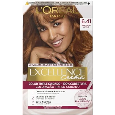 Afbeelding van Permanente Kleur Excellence L&#039;Oreal Make Up Hazelnoot