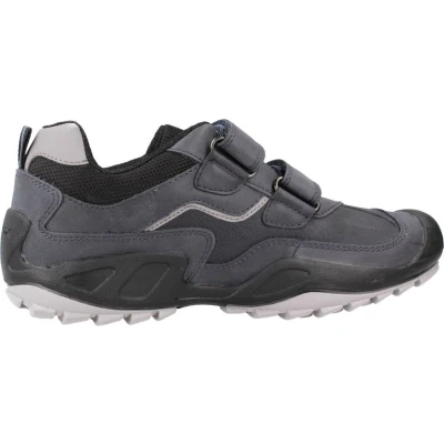 Afbeelding van Geox Jongens J New Savage Boy Sneakers, Marineblauw/grijs, 24 EU