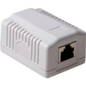 Afbeelding van ACT Modulair opbouwdoos shielded 1 voudig CAT6