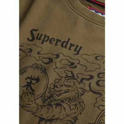 Afbeelding van Tokyo Narrative Sweatshirt met Losse Pasvorm Green Grootte: XL
