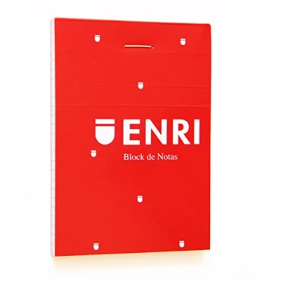Afbeelding van Enri 100105346 notitieblokken met softcover, A7, 10 stuks