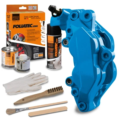 Afbeelding van Foliatec Remklauwlakset GT blauw 3 Componenten