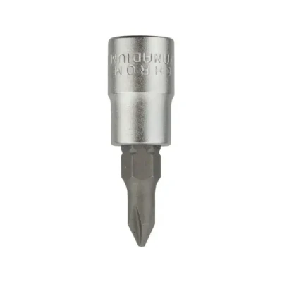 Afbeelding van kwb PH 1 bit dopsleutelinzet Professional van CV staal (aandrijving: 1/4 inch binnenvierkant, mat verchroomd)