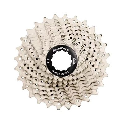 Afbeelding van SunRace Csrs3 cassette 11 speed 28t. zilver metallic in box