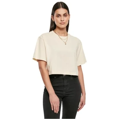 Afbeelding van Urban Classics Tshirt basic, Dames, Maat: XS, Whitesand