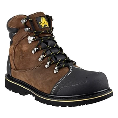 Afbeelding van Amblers Safety Mens FS227 Goodyear Welted Waterproof Lace Up Industrial Boot Brown Size UK 12 EU 47