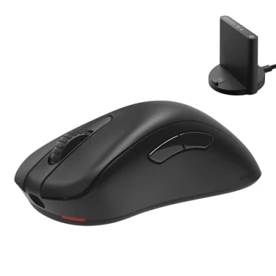 Afbeelding van BenQ ZOWIE EC1 DW 4K draadloze muis voor Esports Enhanced Receiver 63g Asymmetrisch Driverless 3950 sensor Polling Rate