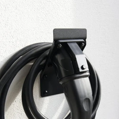 Afbeelding van EVify Ruimtebesparende Type 2 Houder Wandhouder voor Oplaadkabel Wallbox Kabelhouder EV Laadkabel Muurbeugel