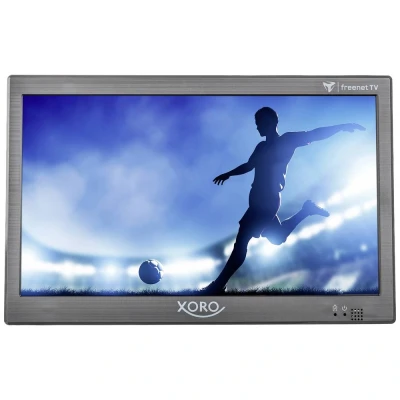 Afbeelding van Xoro PTL 1050 V2 10.1&quot; draagbare DVB T/T2 TV, Irdeto decoderingssysteem (incl. 6 maanden freenet tv krediet), actieve antenne, accu, 12/24 V werking