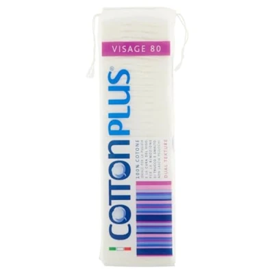 Afbeelding van Cotton Plus Vierkante make up remover 100% katoen 80 stuks