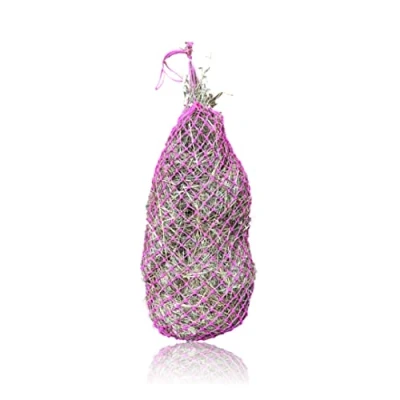 Afbeelding van Hooinet voor paarden, fijnmazig hoognet, maaswijdte 3 x cm, fijnmazig, vulgewicht 4 kg (1 roze)