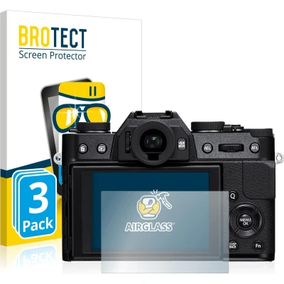 Afbeelding van BROTECT Screenprotector voor Fujifilm X T10 Folie Beschermfolie Beschermglas transparant (3 Stuks)