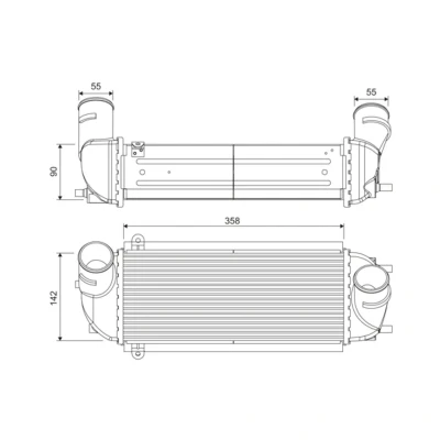Afbeelding van Valeo Interkoeler 818688