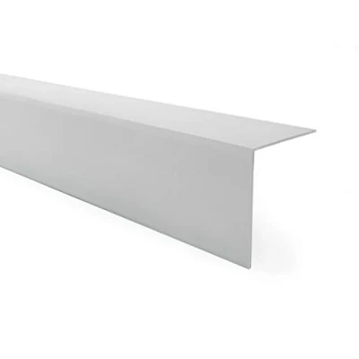 Afbeelding van Quest Zelfklevend hoekprofiel van PVC, kunststof, bescherming voor randen en hoeken, hoeklat, 25x25mm, 100cm, grijs