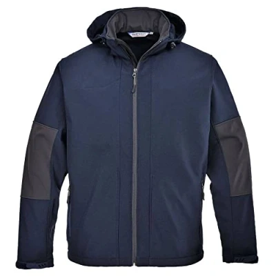 Afbeelding van Softshell met Capuchon (3L) maat Medium, Navy