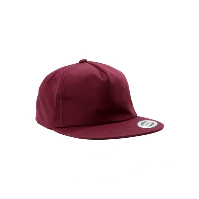 Afbeelding van Flexfit Unstructured 5PANEL Snapback Pet, Maat: One Size, Maroon
