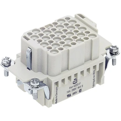 Afbeelding van Harting 09 16 042 3101 Businzetstuk Han® DD 42 + PE Crimpen 1 stuk(s)