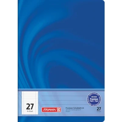 Afbeelding van Brunnen 104472702 Schoolschrift A4 Vivendi (16 vellen, gelinieerd, met rand, liniatuur 27)