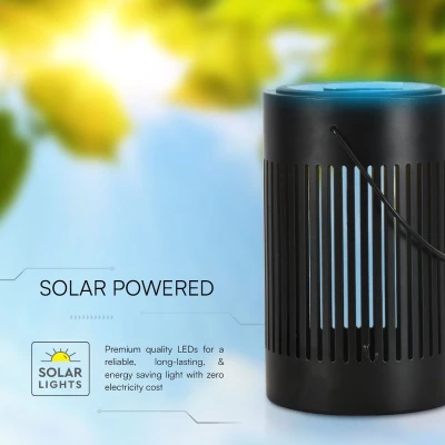 Afbeelding van V TAC VT 7994 Designer tuinverlichting Solar IP20 Zwart 0,5 Watt 21 Lumen 3000K